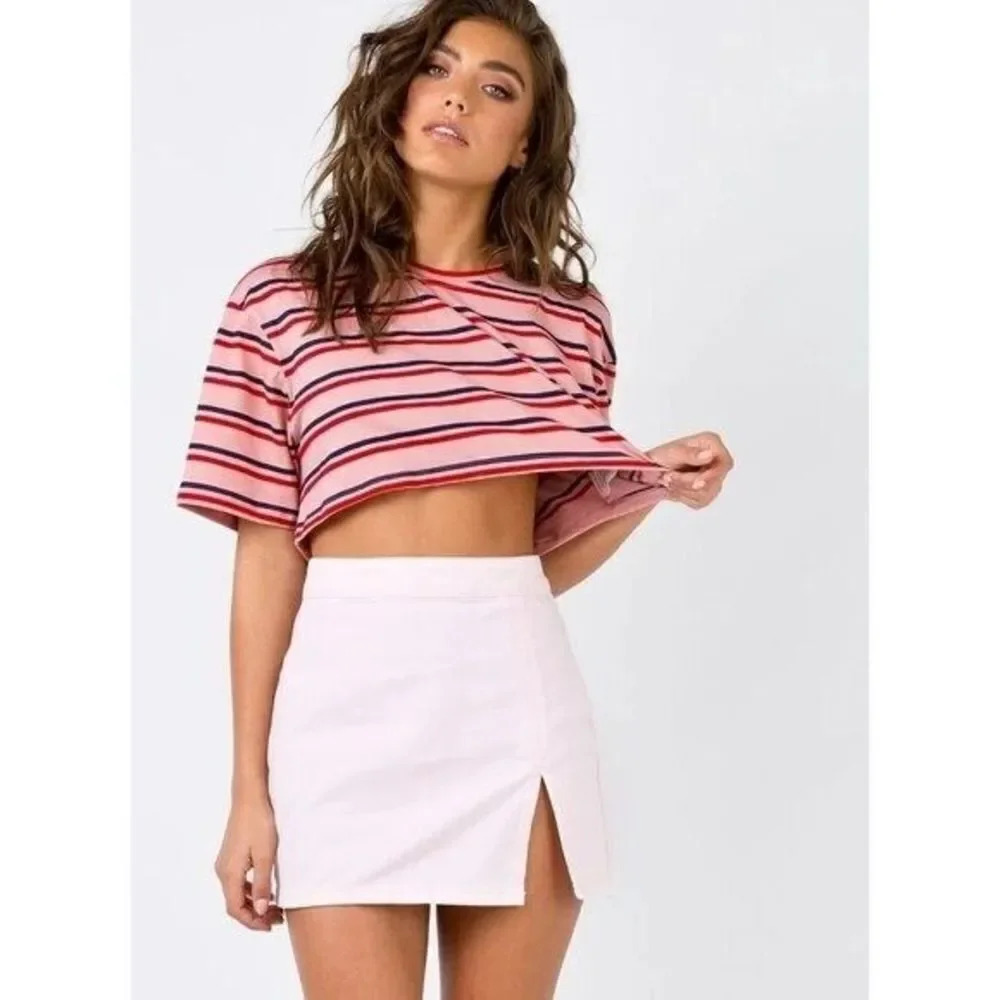 Lioness Lola Light Pink Mini Skirt M